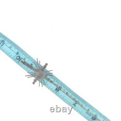 Pendentif vintage en argent sterling Zuni avec croix en turquoise œil de serpent/point de besoin/autre