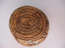 Petit Pictural Native American Pacific Nw Klickitat Basket Début 1900 Wow