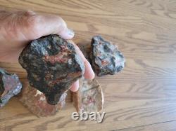 Pétroglyphe rouge, excrément de dinosaure, effigie en pierre amérindienne, art rupestre, artefacts, outils