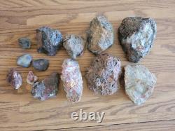 Pétroglyphe rouge, excrément de dinosaure, effigie en pierre amérindienne, art rupestre, artefacts, outils