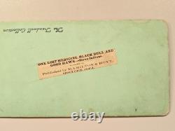 Photo stéréoscopique d'un Indien Sioux Amérindien : Un taureau noir de médecine perdu