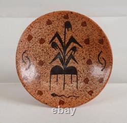 Plat/Assiette Aas-Ku Mana Hopi (Gwen Setalla) Début du 21e siècle Taille 2 1/2 D
