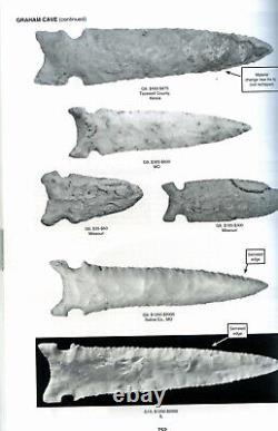 Pointe de flèche de la grotte Graham, C. O. A. Début à mi-archaïque, 8700 8100 B. P.