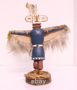 Poupée Kachina Hopi antique ancienne Indienne d'Amérique 15 vintage