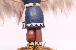 Poupée Kachina Hopi antique ancienne Indienne d'Amérique 15 vintage