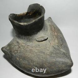 Premier Ancestral Pueblo Potier Indien Pot Vase 3 Côté 6.5 Artefact Comme Est