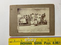 Rare First Native American Missionary Boarding School Carte Du Cabinet