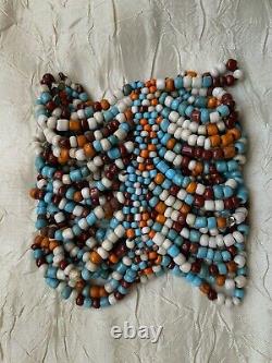 Rare Vintage Perle Bracelet Turquoise, Corail, Et Autres Perles De Pierres