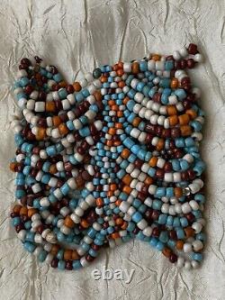 Rare Vintage Perle Bracelet Turquoise, Corail, Et Autres Perles De Pierres