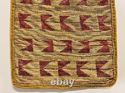 Sac d'épis de maïs amérindien original de 13 x 14 1/2 pouces, fin du XIXe siècle - début du XXe siècle