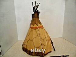 Schleich Allemagne Native American Tipi 42011 Teepee Elastolin & Autres Indiens