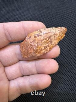 Superbe et authentique pointe de flèche en jaspe rouge ancien du Mississippi du Nord