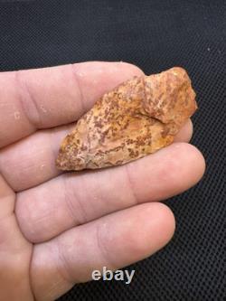 Superbe et authentique pointe de flèche en jaspe rouge ancien du Mississippi du Nord