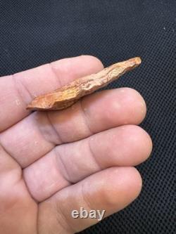 Superbe et authentique pointe de flèche en jaspe rouge ancien du Mississippi du Nord