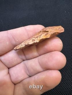 Superbe et authentique pointe de flèche en jaspe rouge ancien du Mississippi du Nord