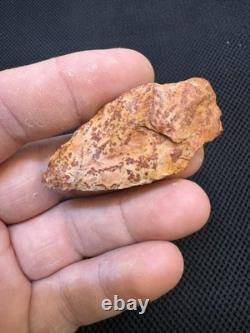 Superbe et authentique pointe de flèche en jaspe rouge ancien du Mississippi du Nord