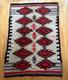 Tapis Navajo Antique Vintage, Am&eacute;rindien, Grand, Fait Main, Rouge, 76 X 54