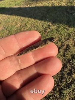 Très belle ancienne authenticité Creek teintée Big Sandy du nord-est du Mississippi