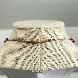 Très belle collier Jacla en turquoise roulée tôt Santo Domingo Kewa 20 81g