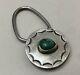 Vintage. 925 Argent Sterling Navajo Turquoise Early Native American Key Ring