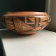 Vintage Hopi Pueblo Polychrome Bowl Native American Early Unsigned Superbe 8 1/2