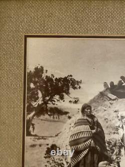 William Pennington Navajo Native American Photograph Print, Début Des Années 1900 Encadré